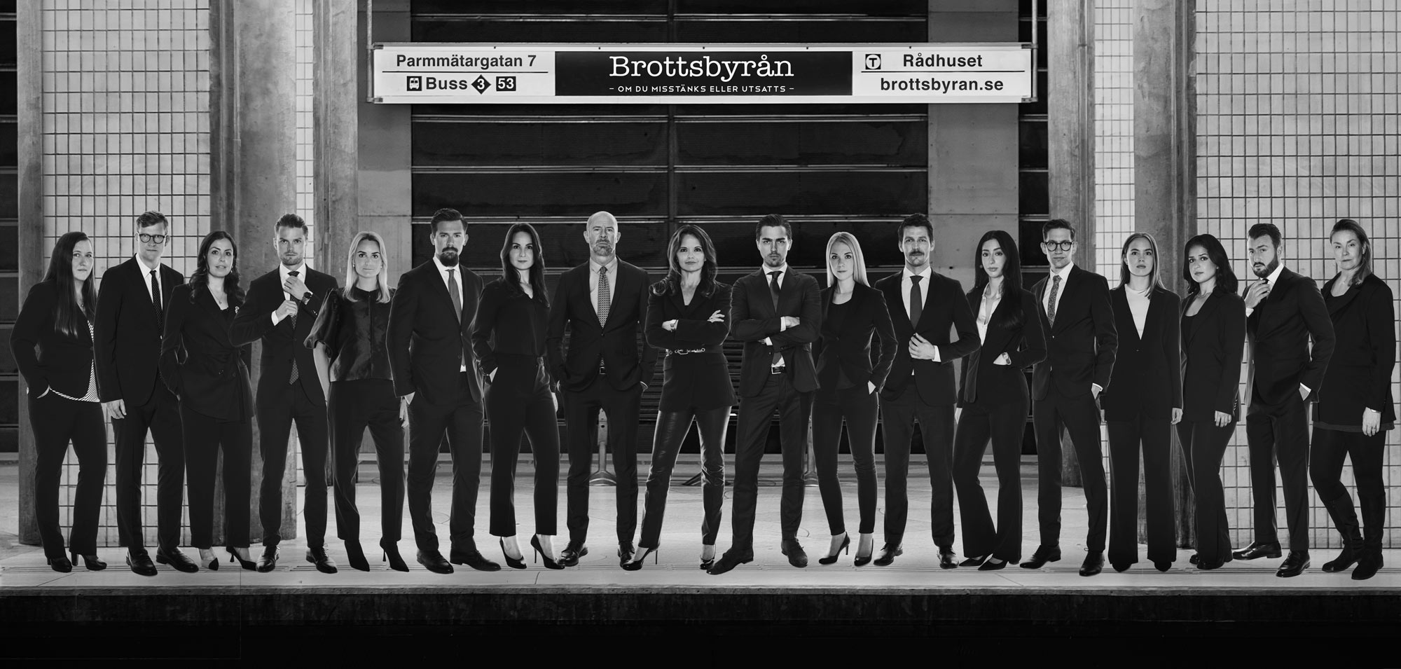 Medarbetarna på Brottsbyrån Advokat Stockholm AB