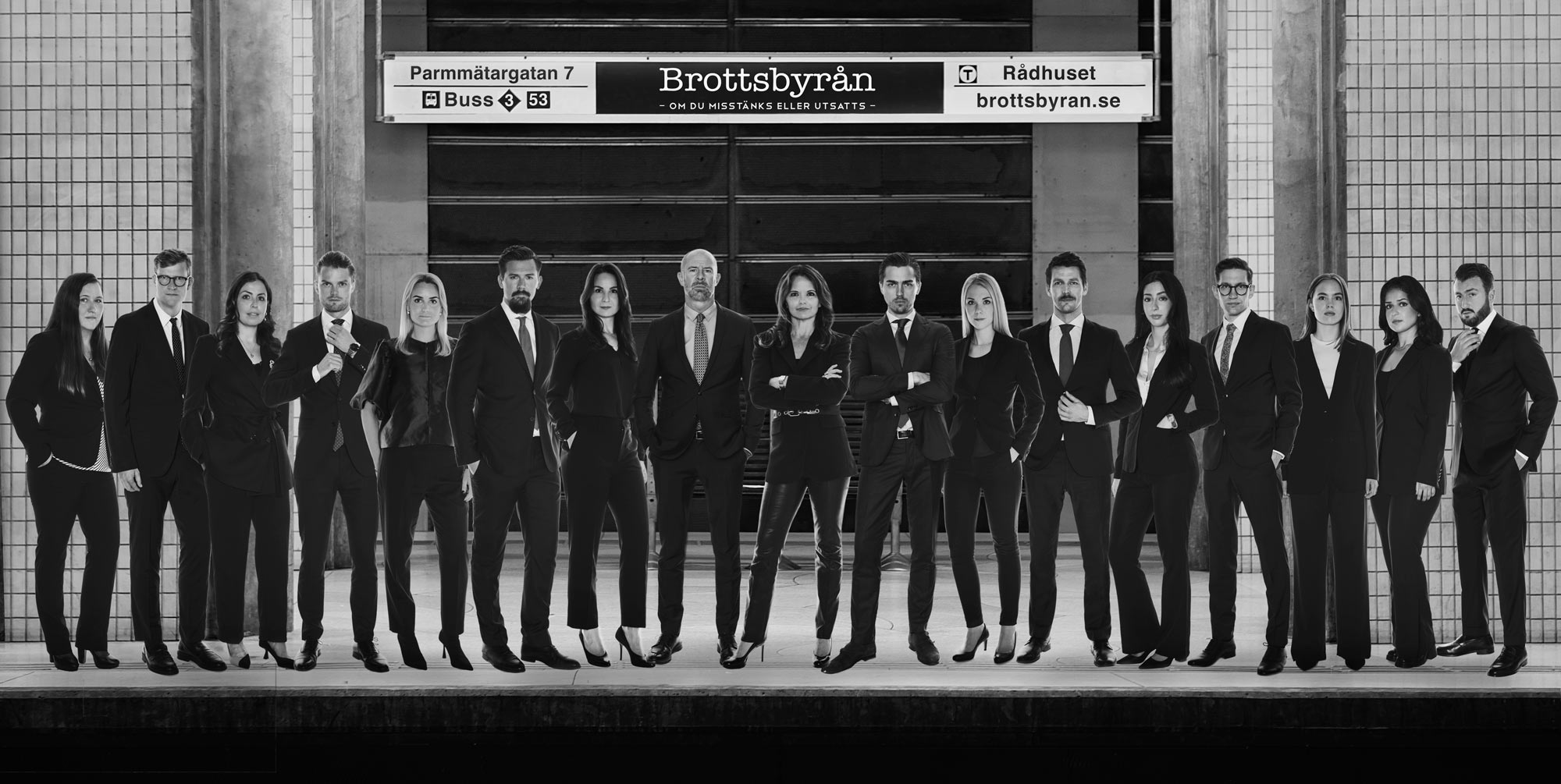 Medarbetarna på Brottsbyrån Advokat Stockholm AB